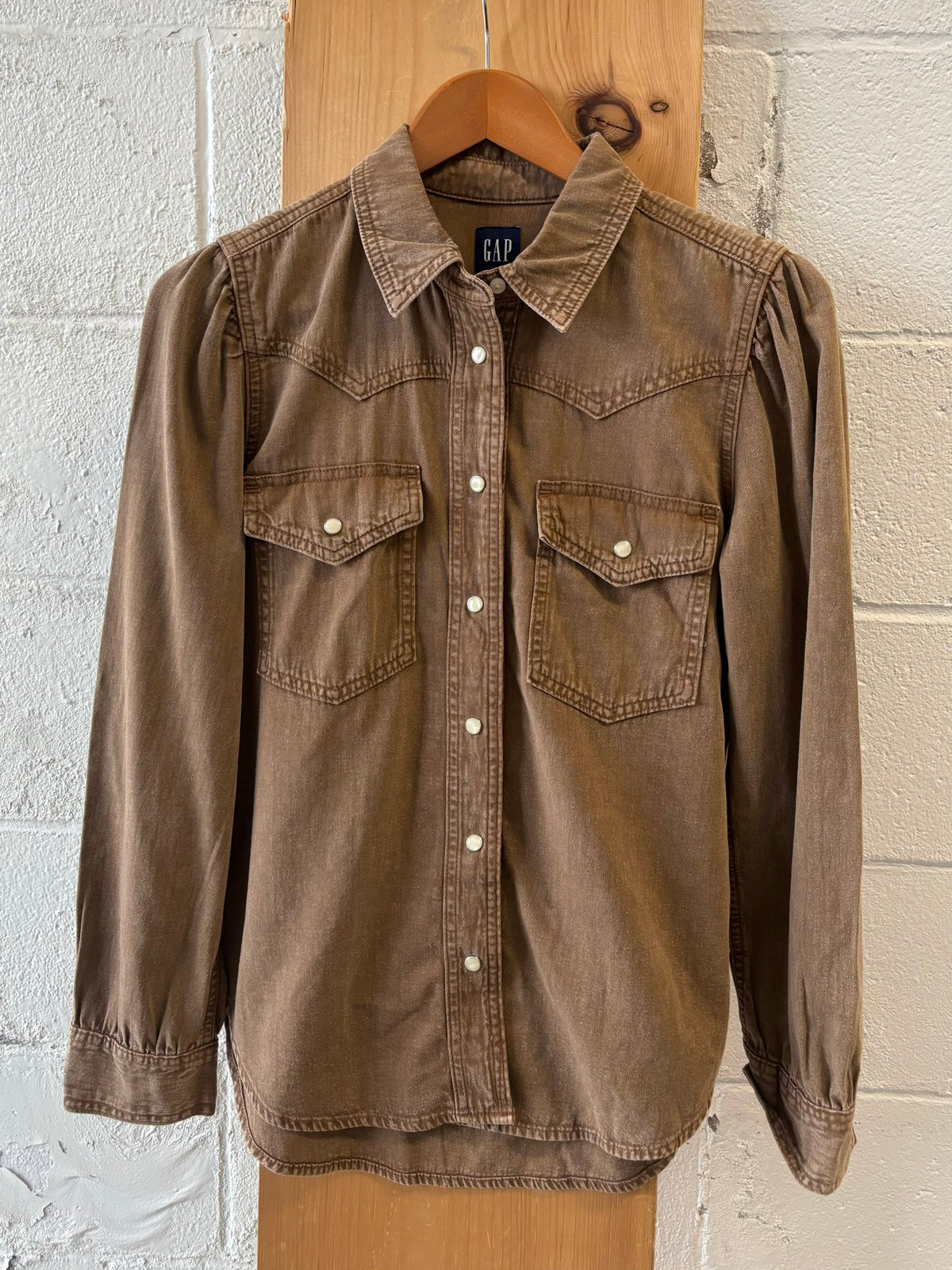 Gap Western Snap Button Up : S