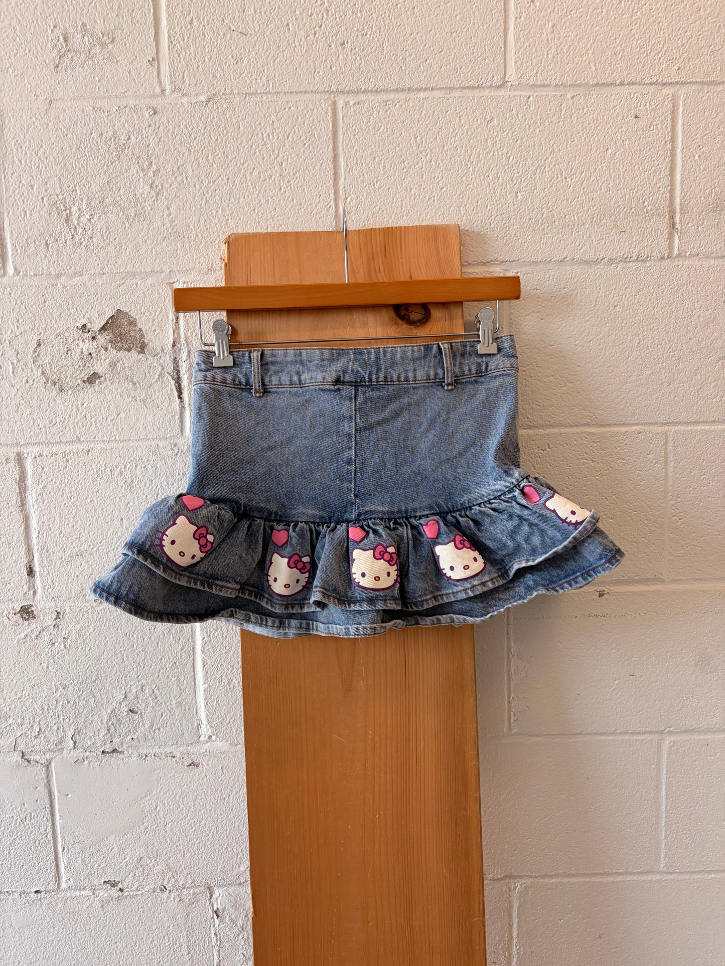 Hello Kitty Denim Skirt : S/M