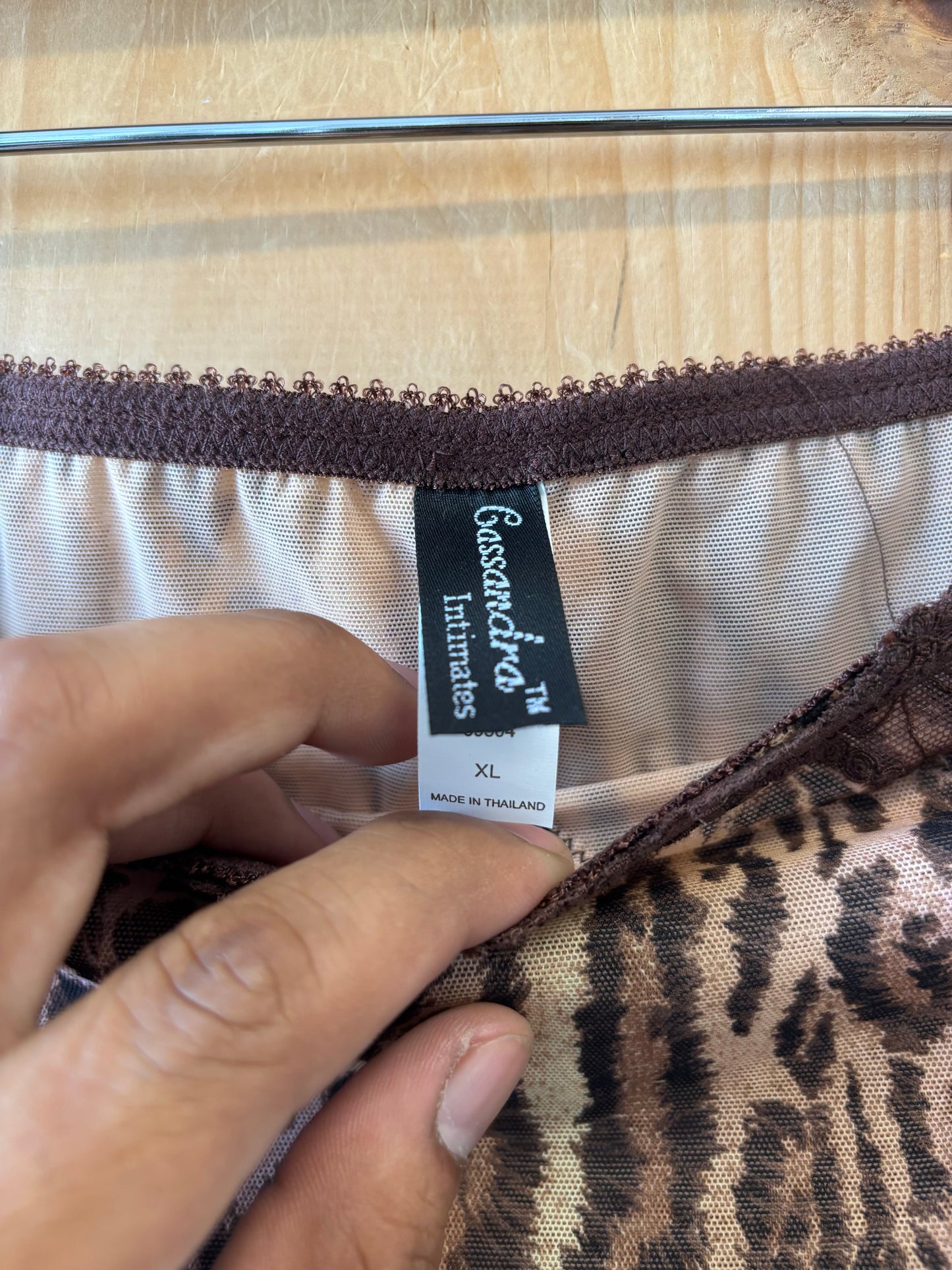 Leopard Print Mini Skirt : XL