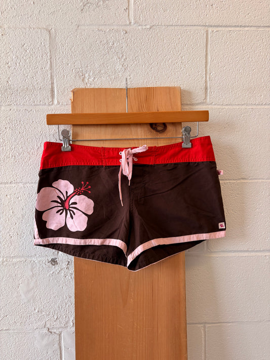 Hibiscus Surf Shorts : L