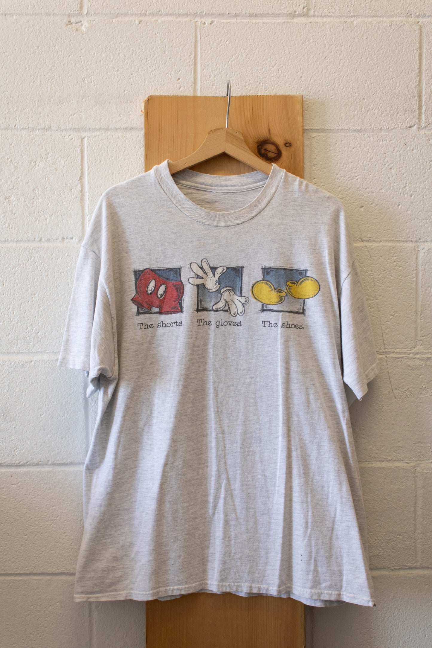 Vtg Grey Mickey Tee : M