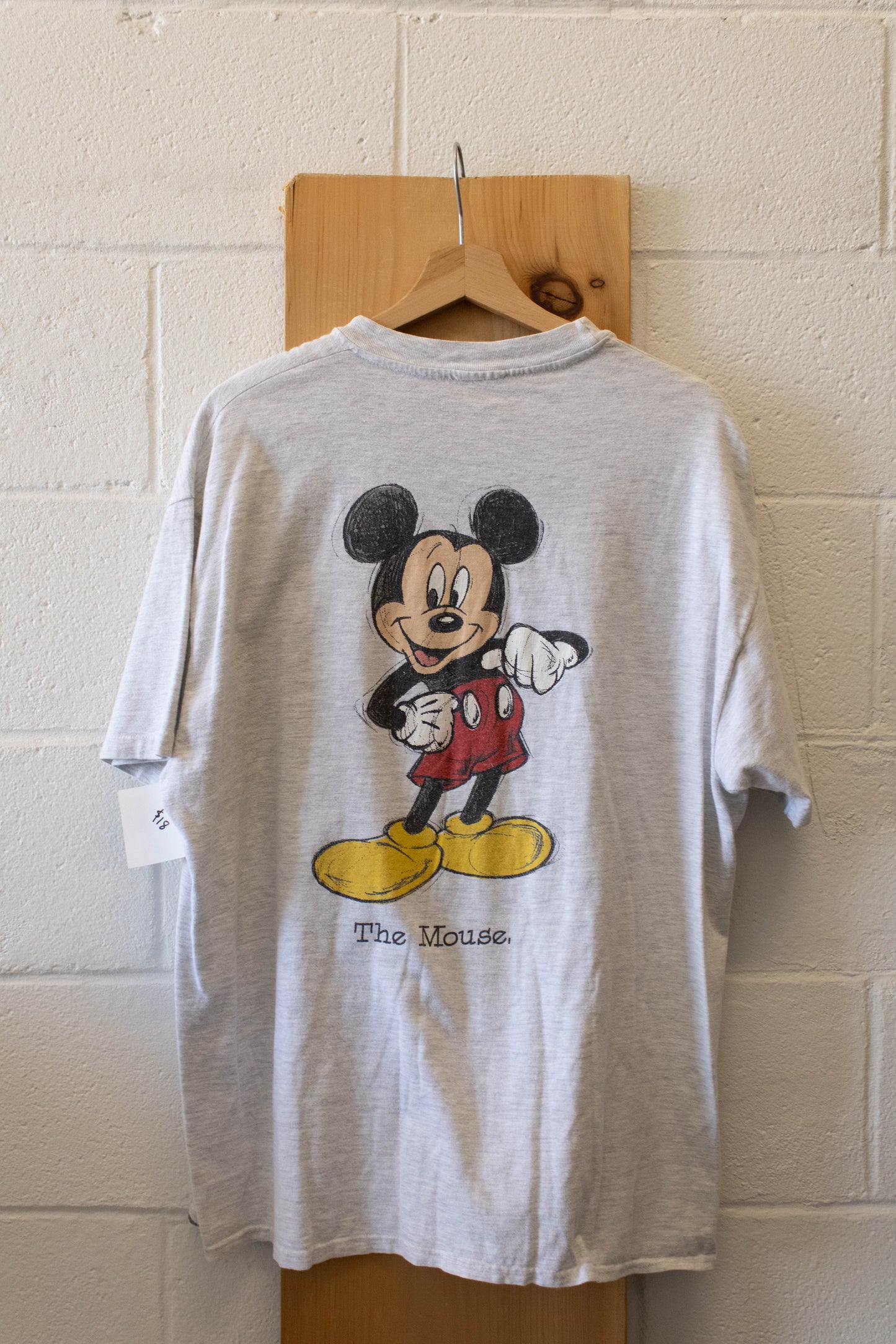 Vtg Grey Mickey Tee : M