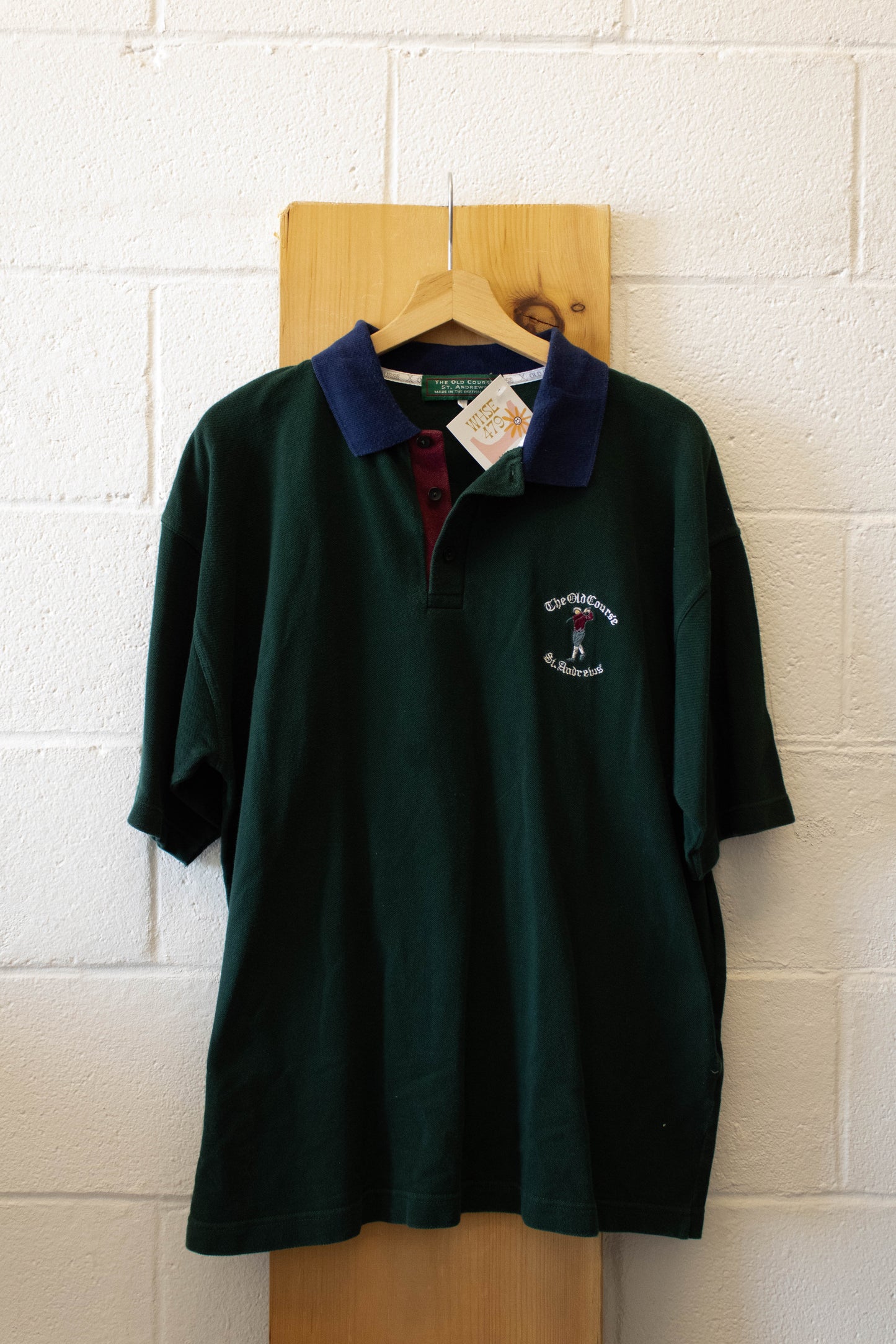 Vtg Green Old Course Polo : L