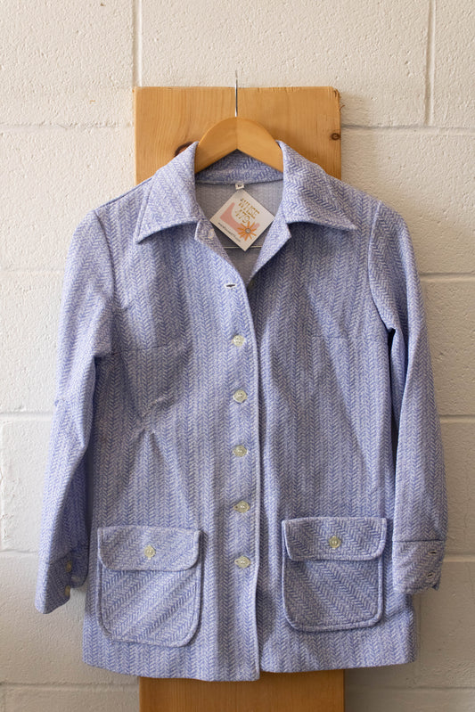 Blue Patterned Button Up : 10