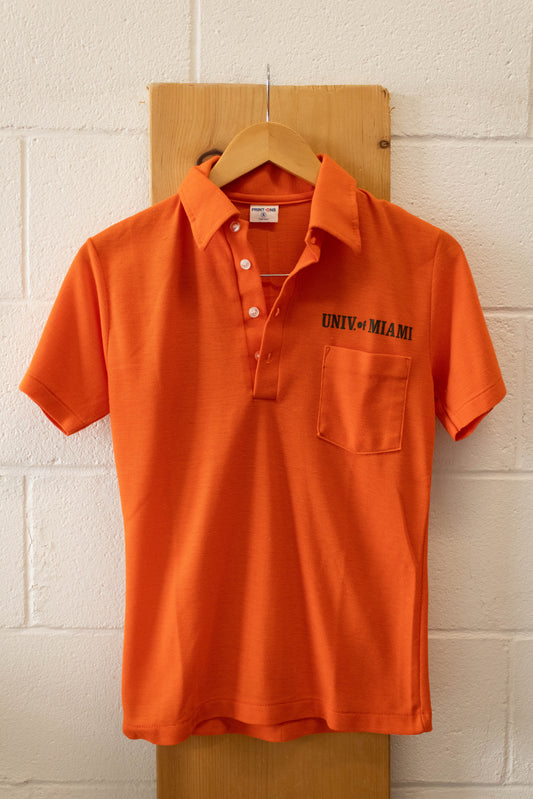 Orange University of Miami Polo : S