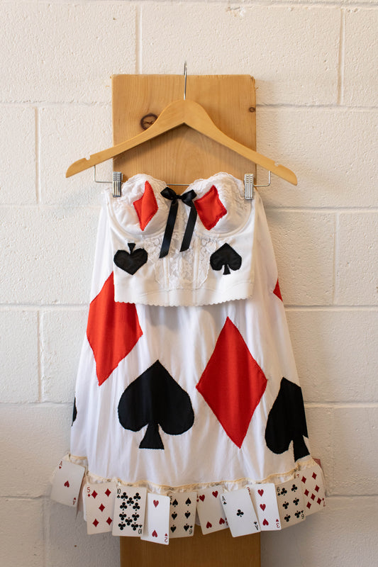 WHSE479 Original Playing Card Skirt Set : S