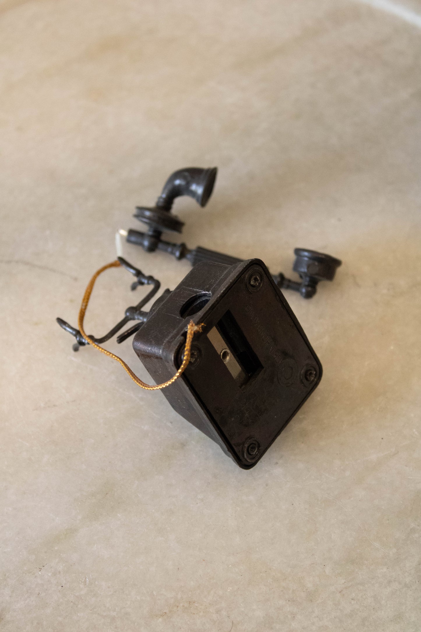 Vtg Telephone Pencil Sharpener