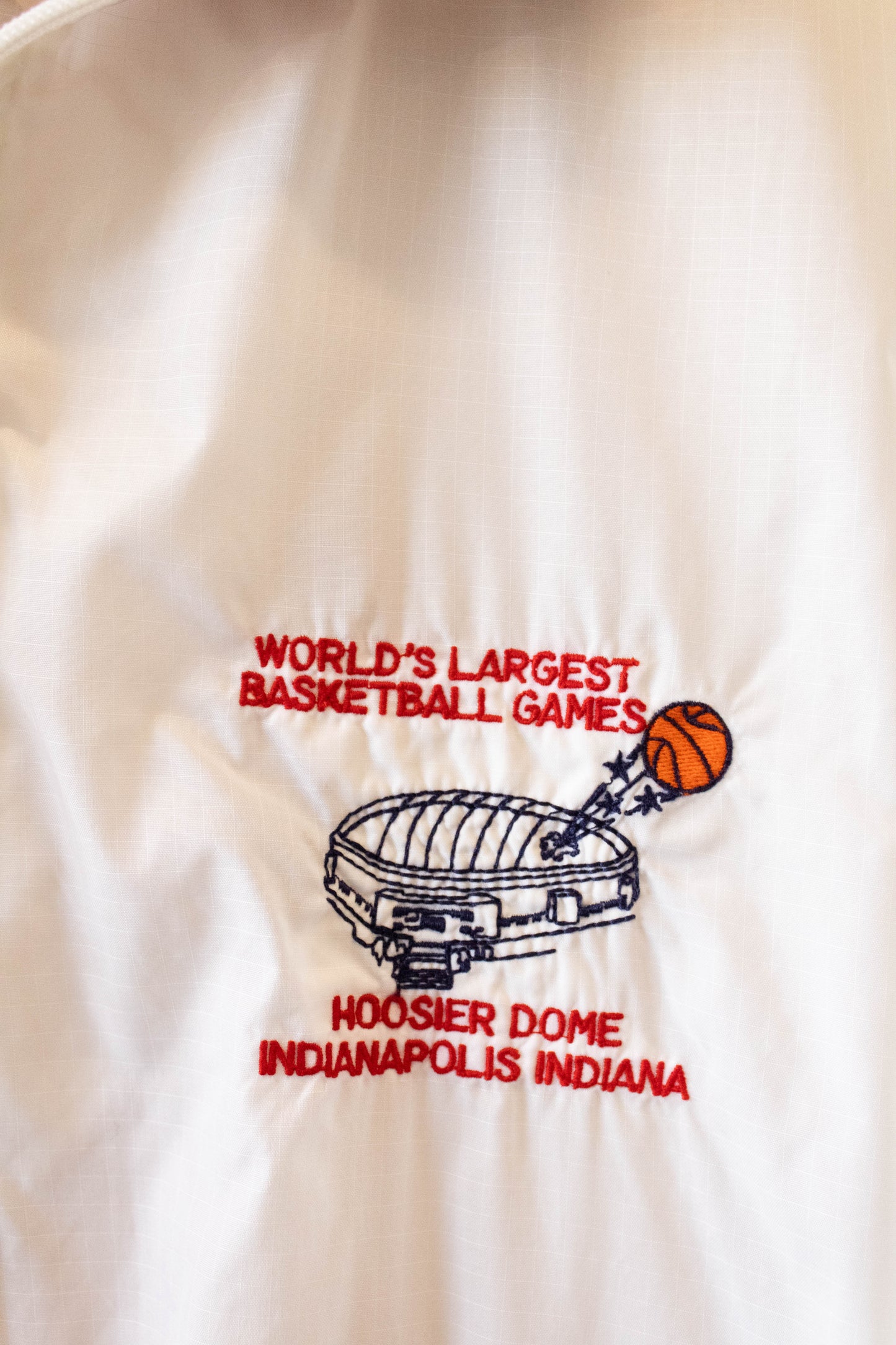 Vtg Hoosier Dome Windbreaker : L
