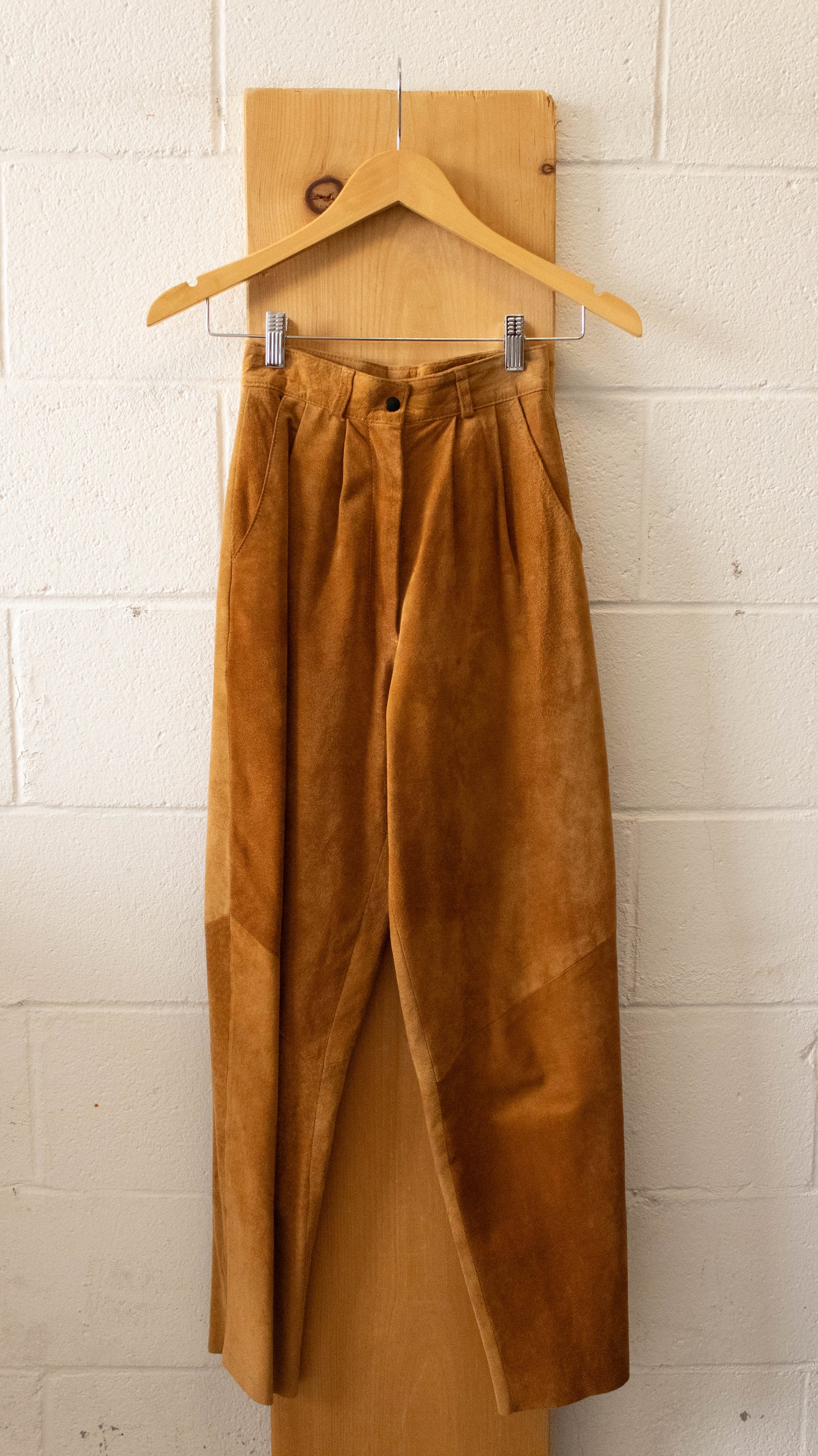 Vtg Suede Trousers : 2