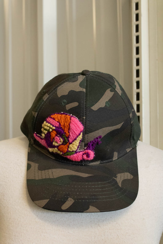 Embroidered Camo Hat