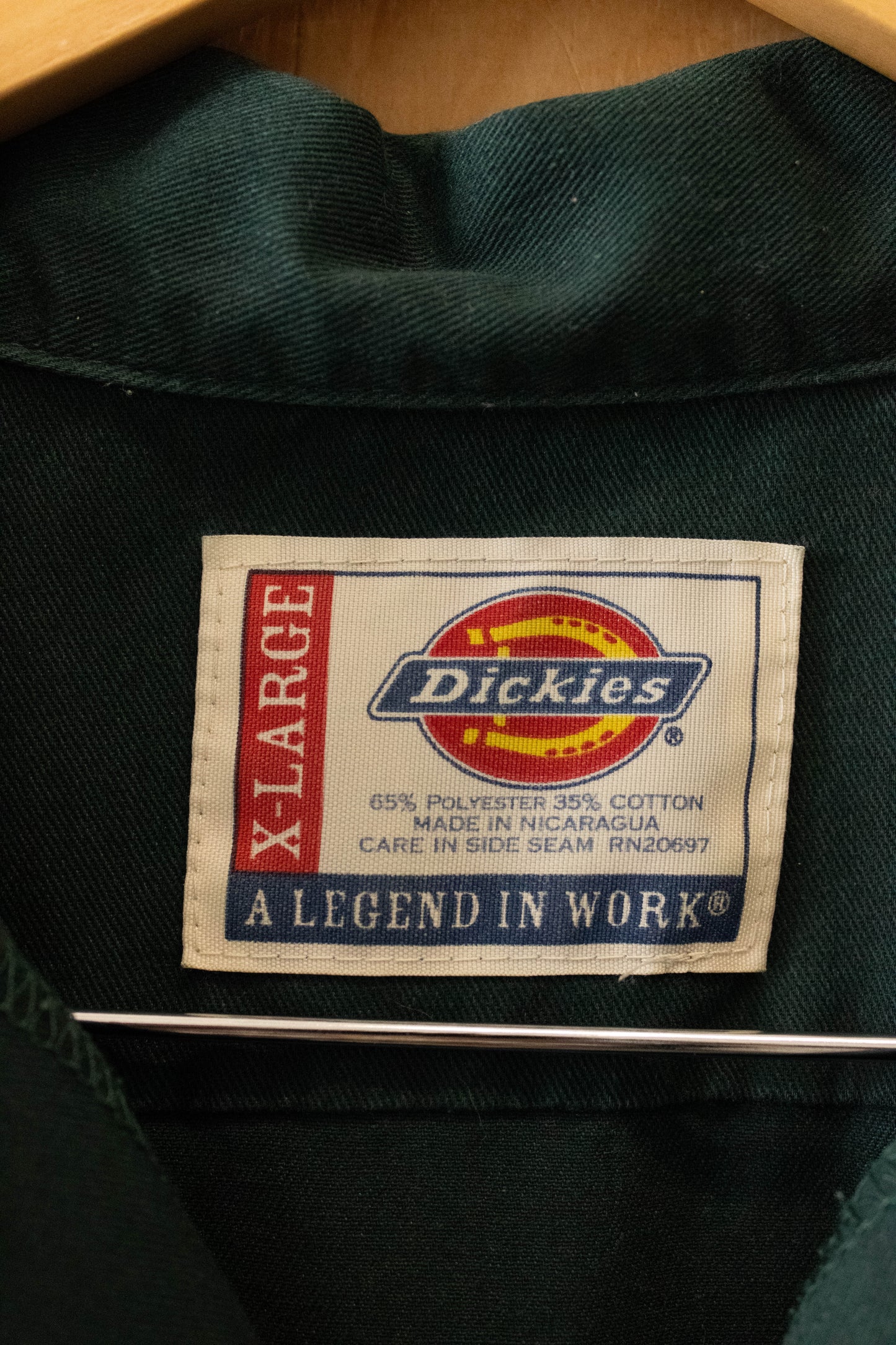 Dark Green Dickies Button Up : XL