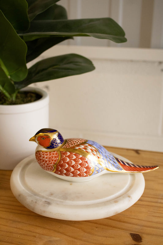 Royal Crown Derby Pheasant Figurine