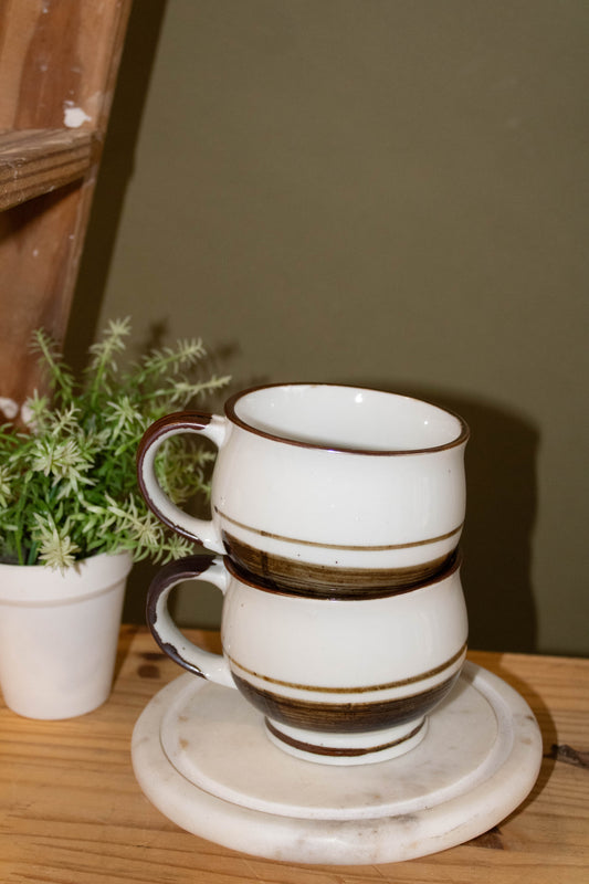 Pair of Striped Mugs (Local Pick Up Only)