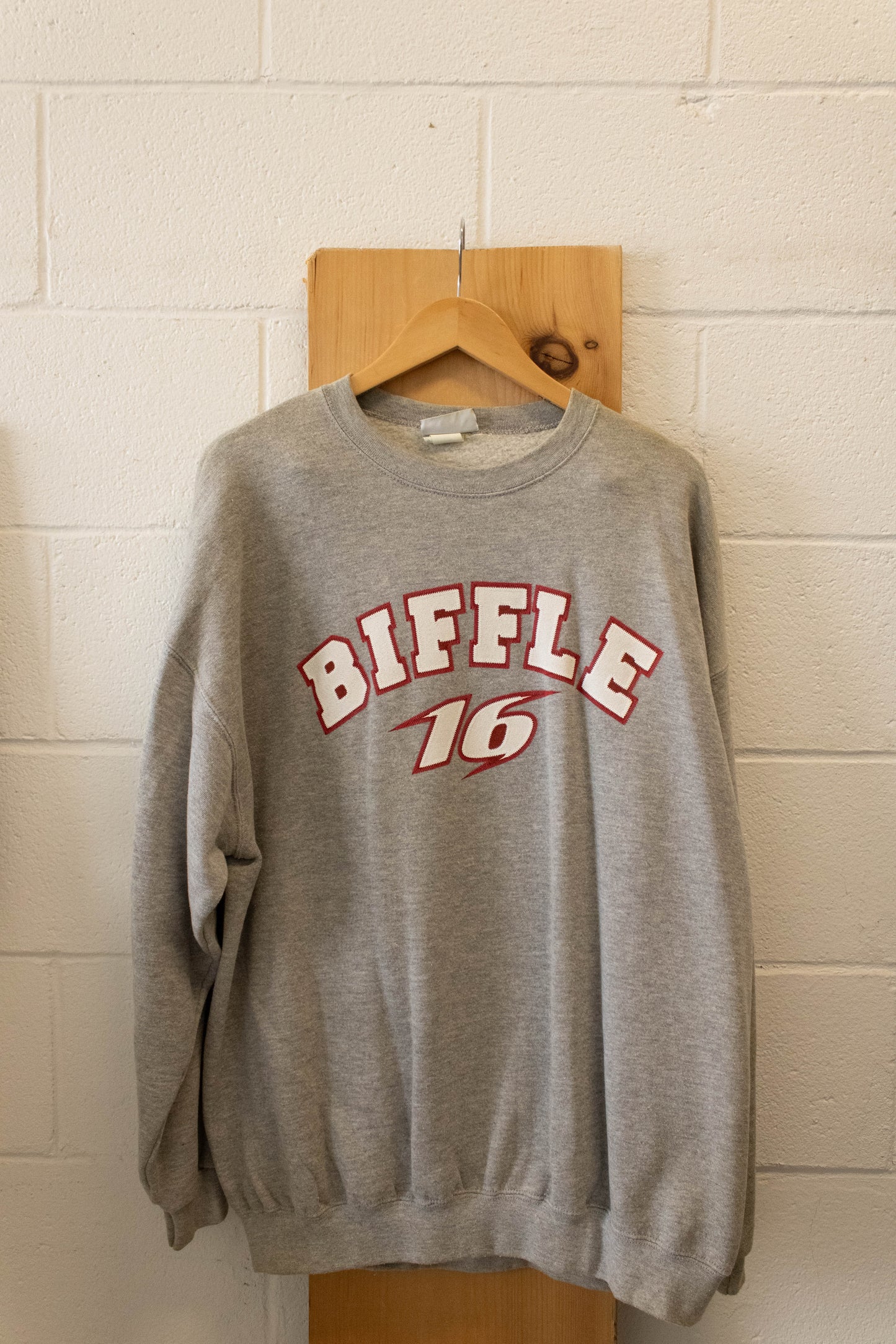 Grey Biffle Crew : XL