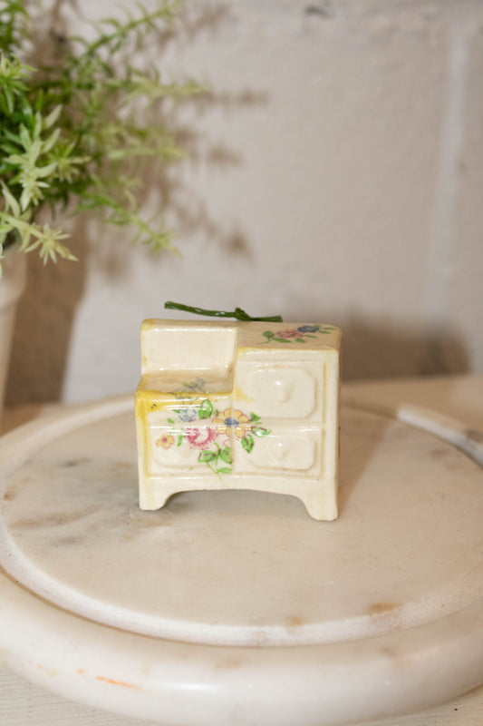 Tiny Ceramic Kitchen Figurine