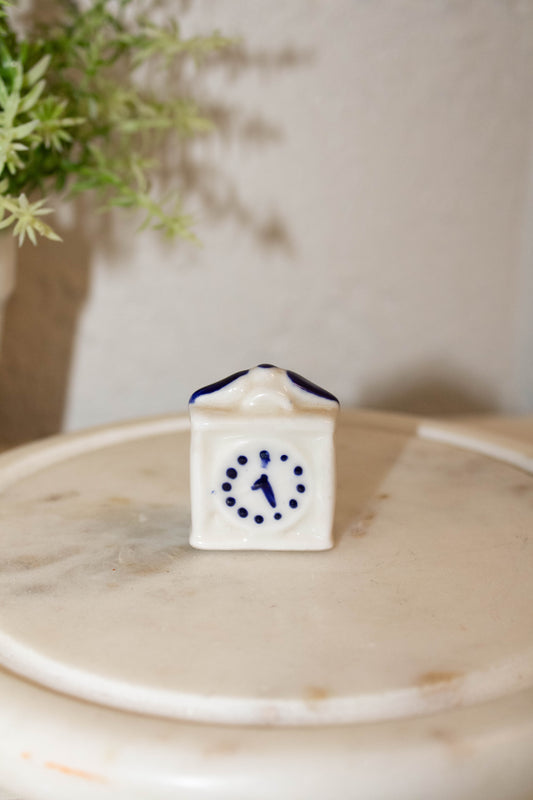 Mini Clock Figurine