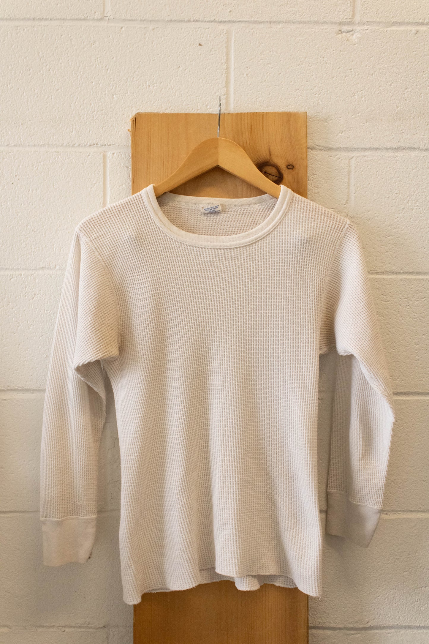 White Thermal Long Sleeve : L