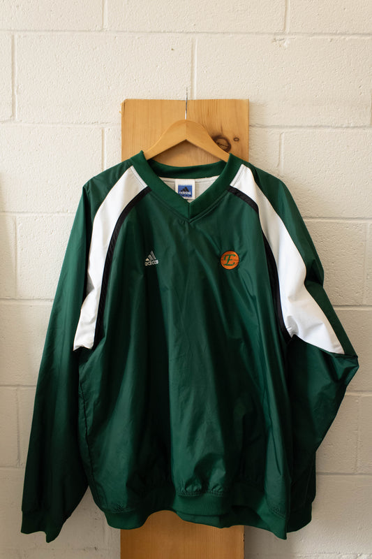 Green Adidas Basketball Pullover : XL