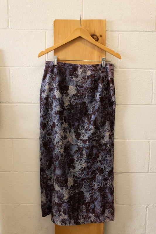 Vtg Abstract Print Pencil Skirt : 8