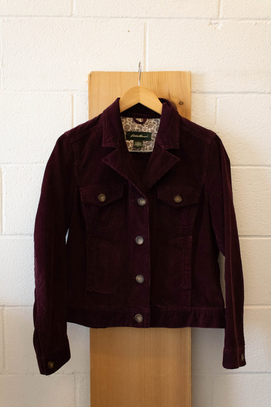 Burgundy Corduroy Jacket : M