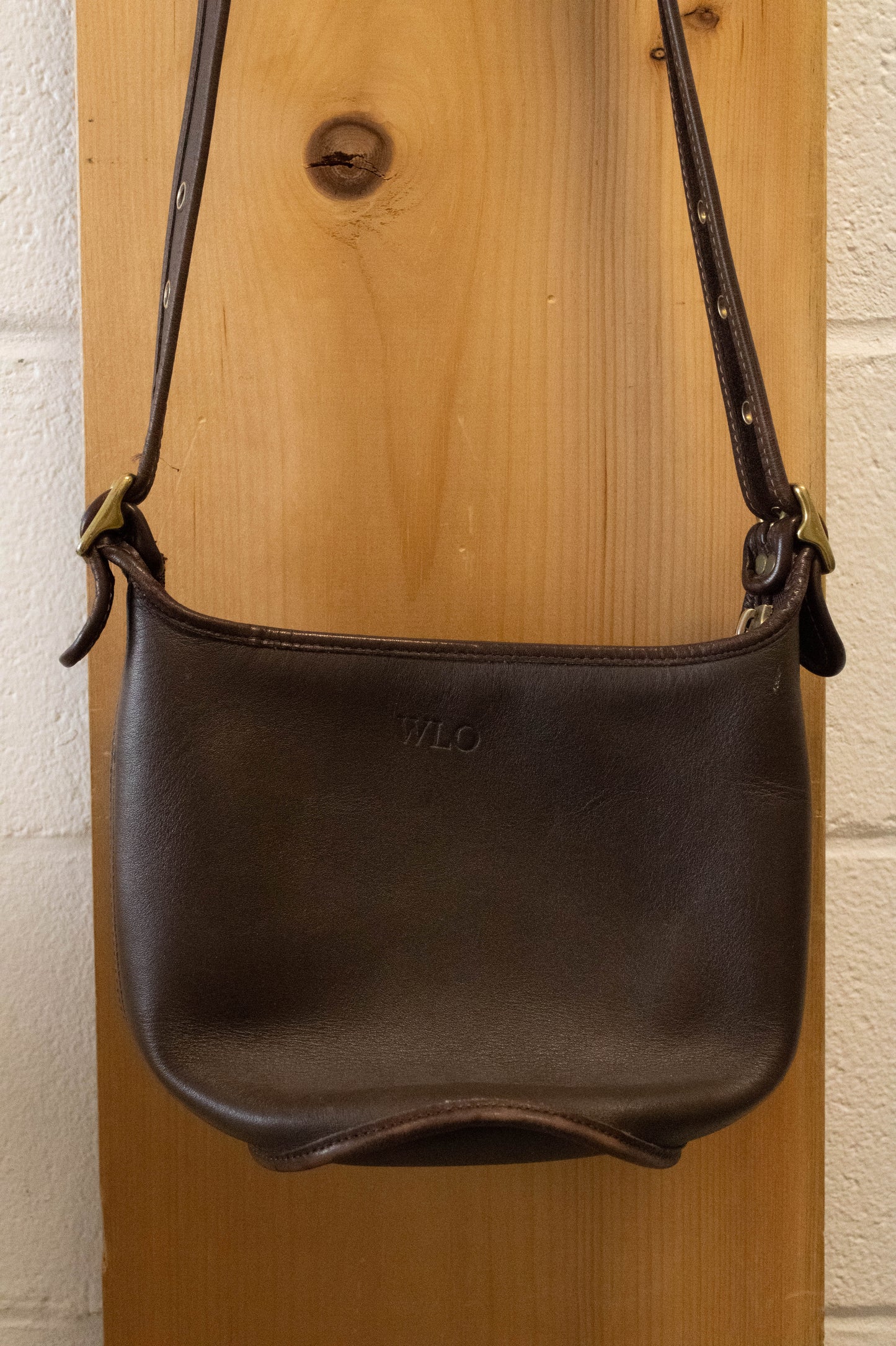 Brown Leather Cross Body Bag