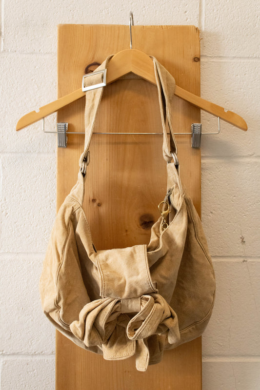 Tan Bow Purse