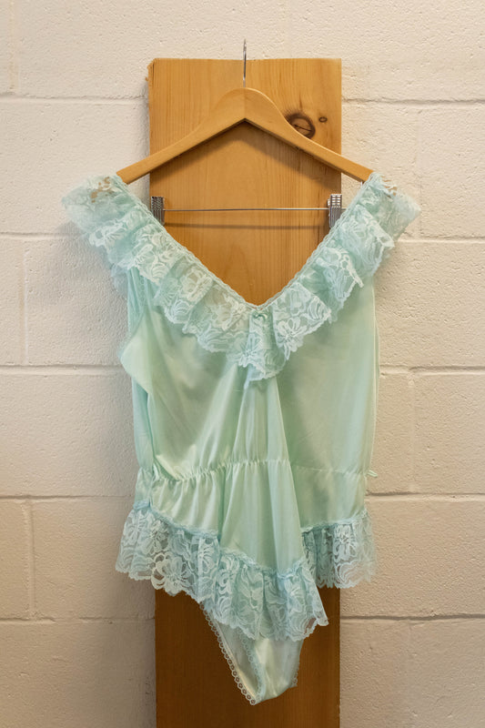 Mint Lace Bodysuit : L