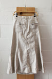 Cream Denim Skirt : 10