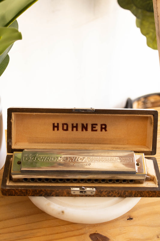 Vtg M. Hohner 64 Chromonica Harmonica