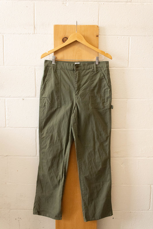 Olive Green Utility Pants : 12
