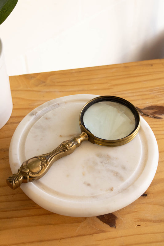 Brass Magnifying Glass