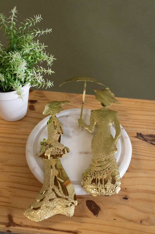 Vtg Victorian Ladies Wall Art