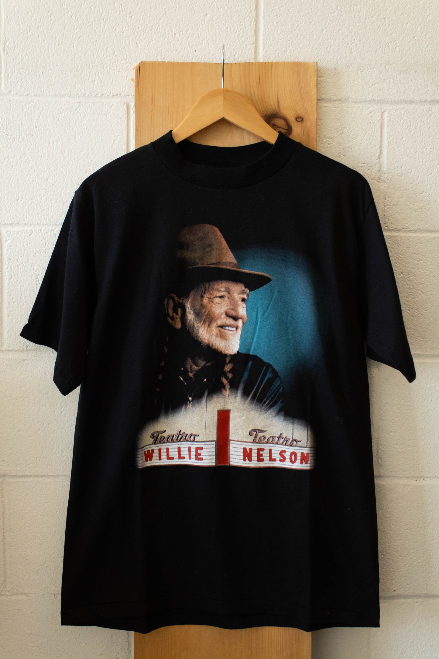 Vtg Willie Nelson Teatro Tee : L