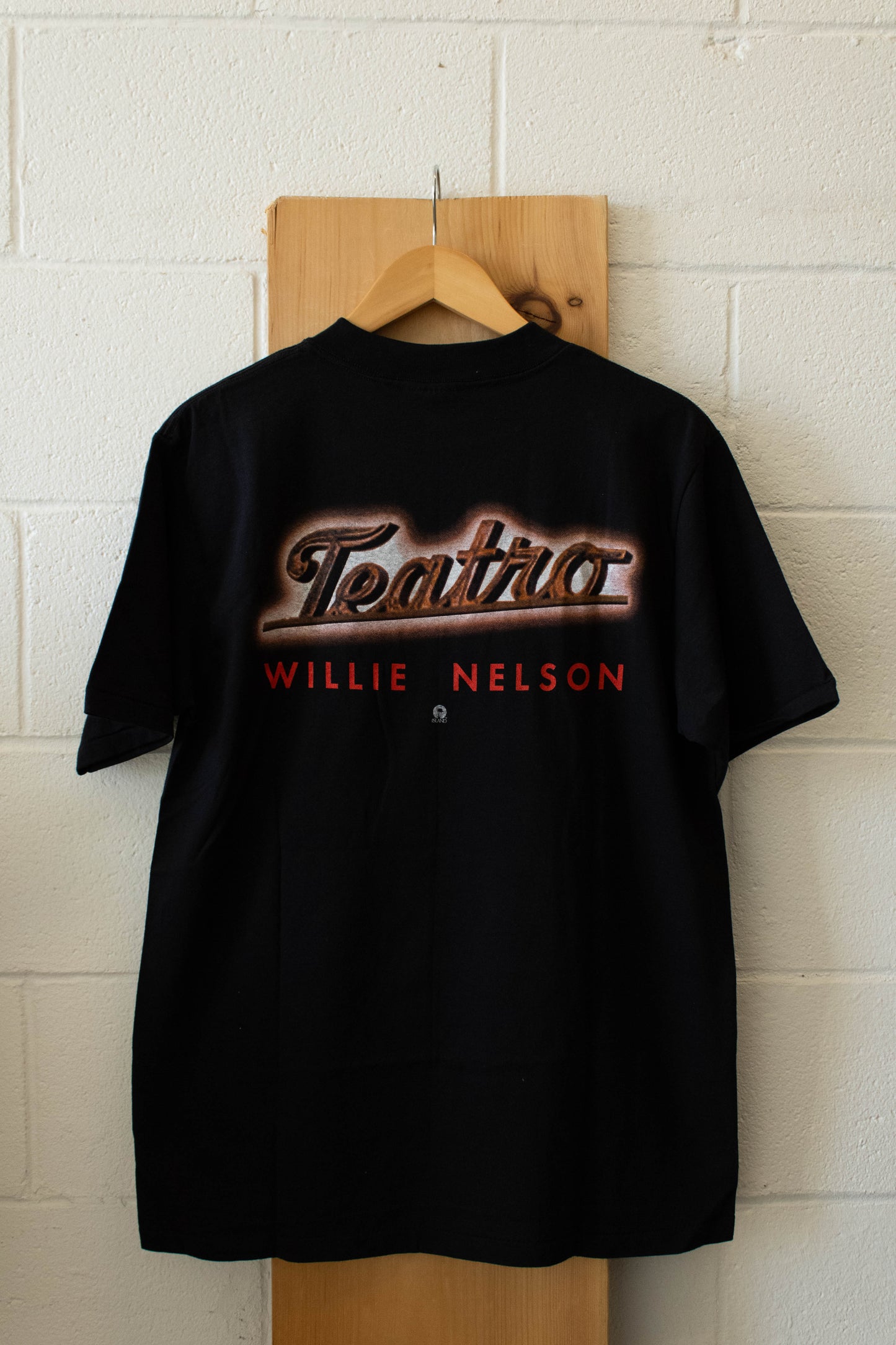 Vtg Willie Nelson Teatro Tee : L