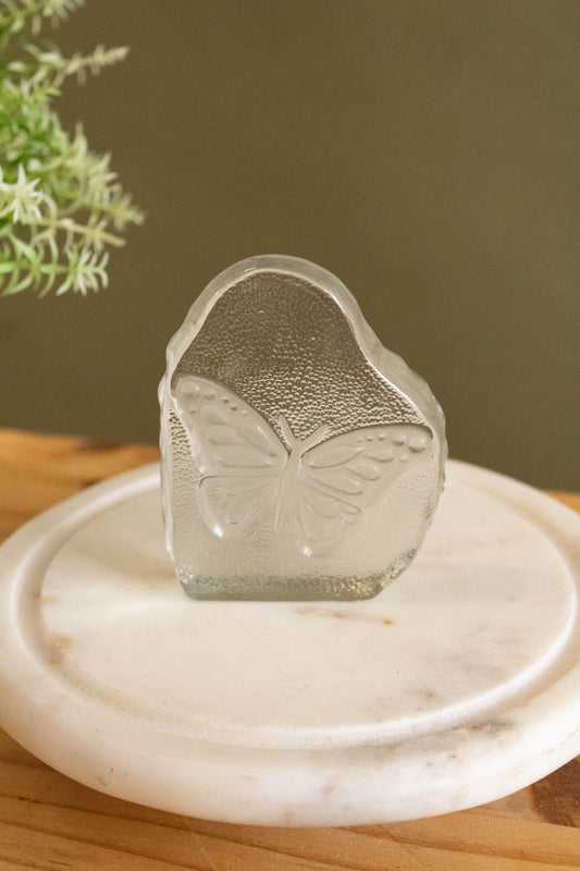Glass Butterfly Paper Weight