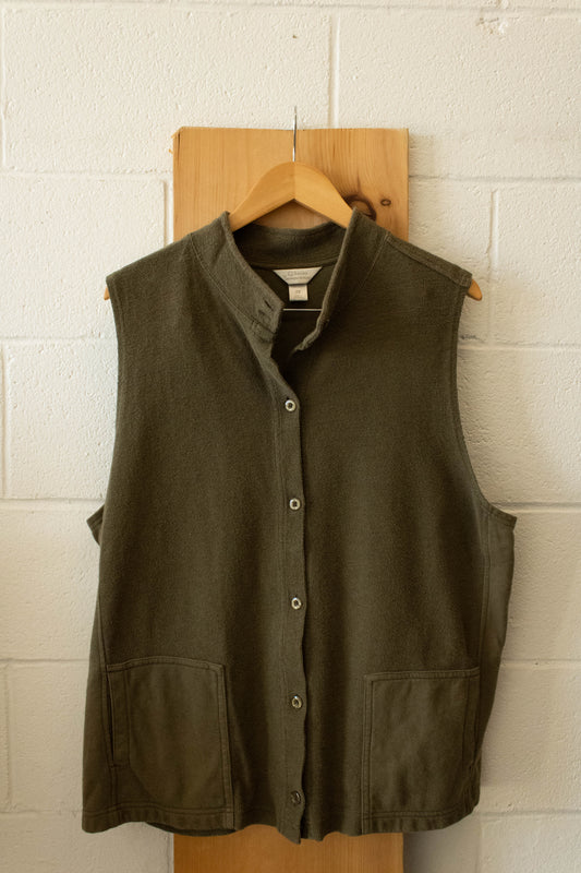 Olive Green Vest : 2X