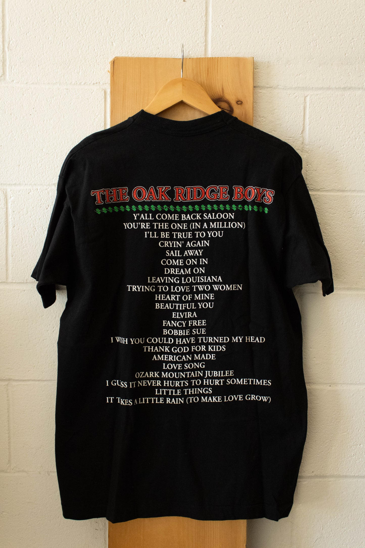 '96 Oak Ridge Boys Concert Tee : XL