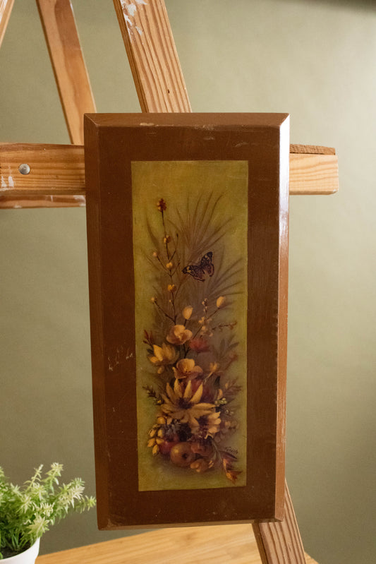 Floral Wooden Art (Local Pick Up Only)