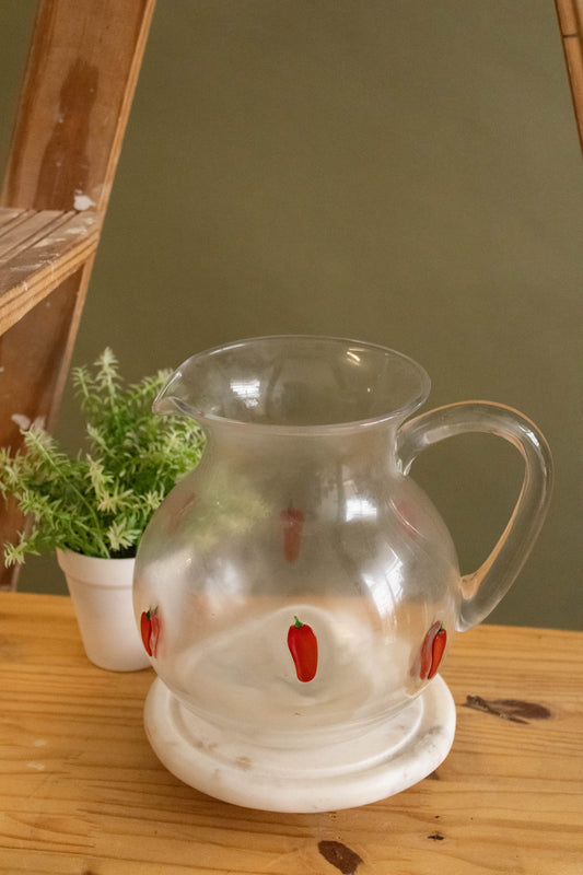 Glass Chile Pitcher (Local Pick Up Only)