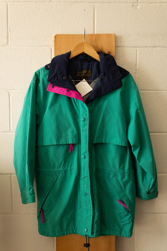 Vtg Teal Eddie Bauer Jacket : M