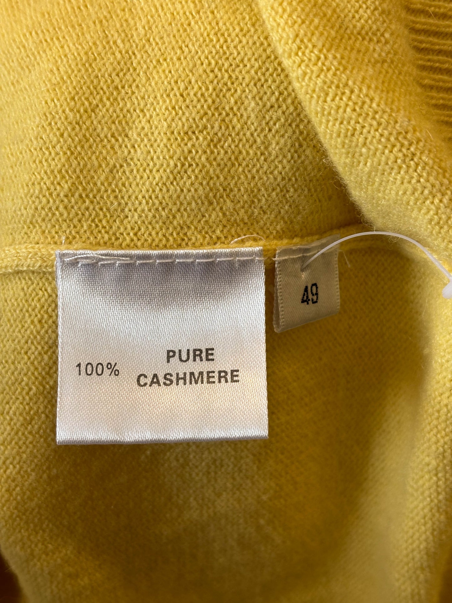 Butter Yellow Cashmere Sweater Vest : 49