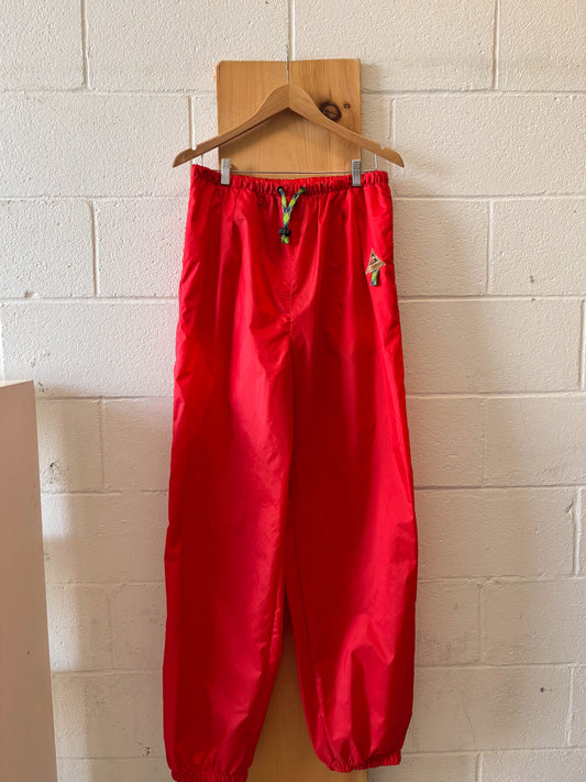 Vtg Red Polyester Pants : L