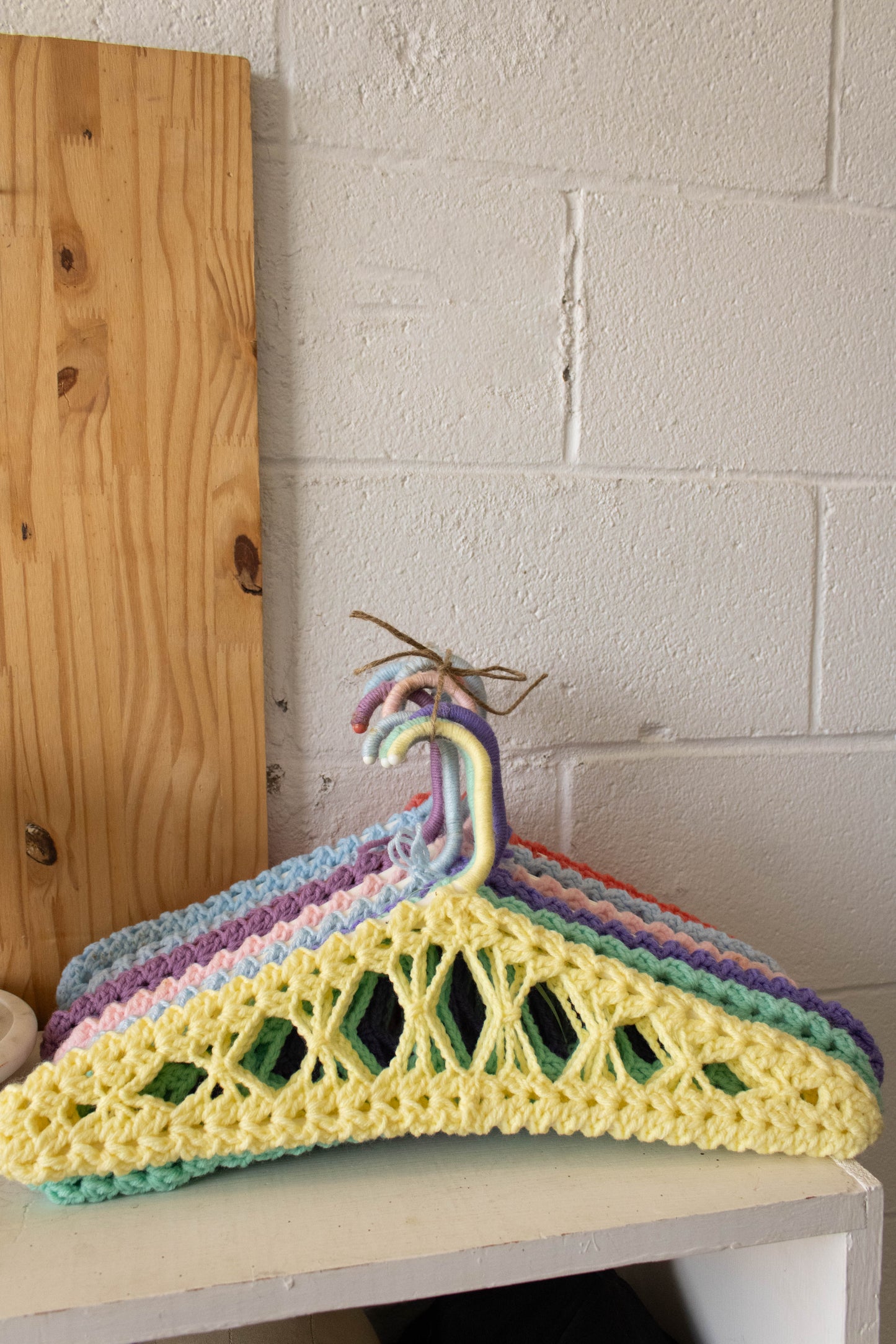 Set of 9 Crochet Hangers (Local Pick Up Only)