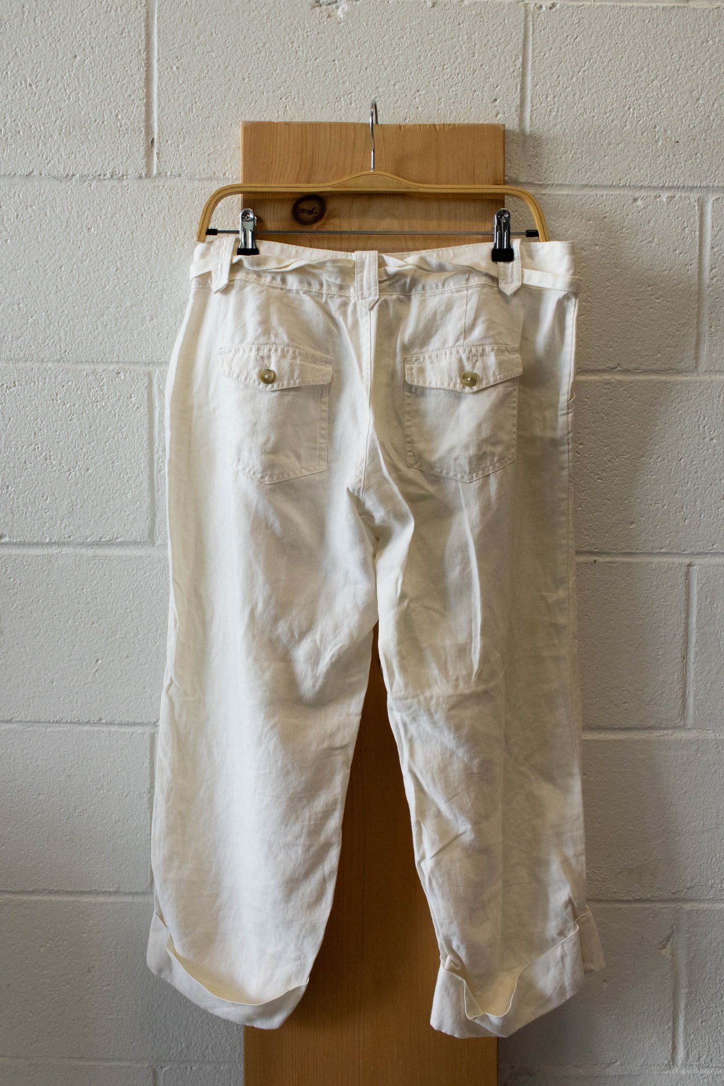 Low Rise Linen Pants : 12