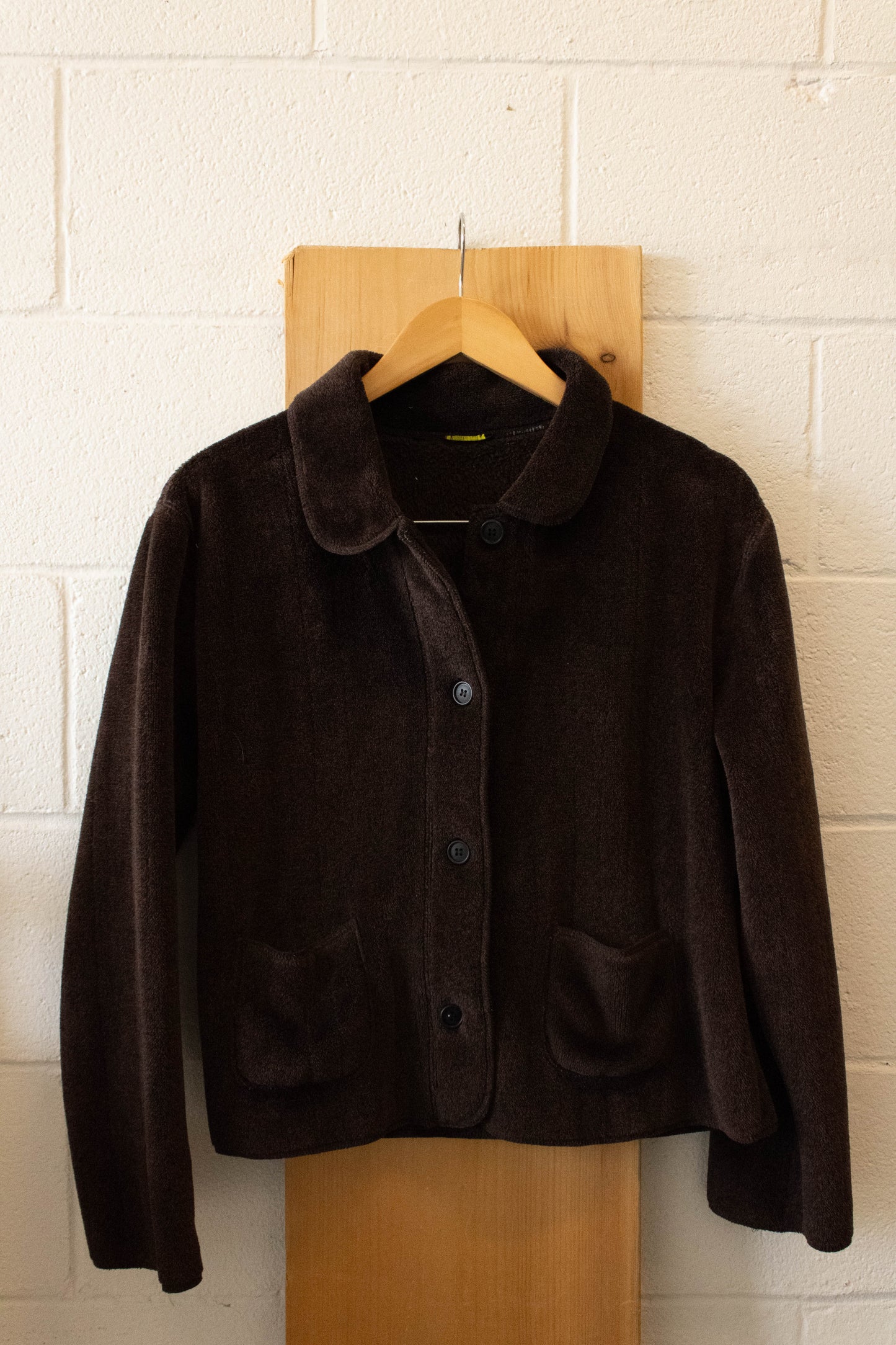 Brown Fleece Jacket : M