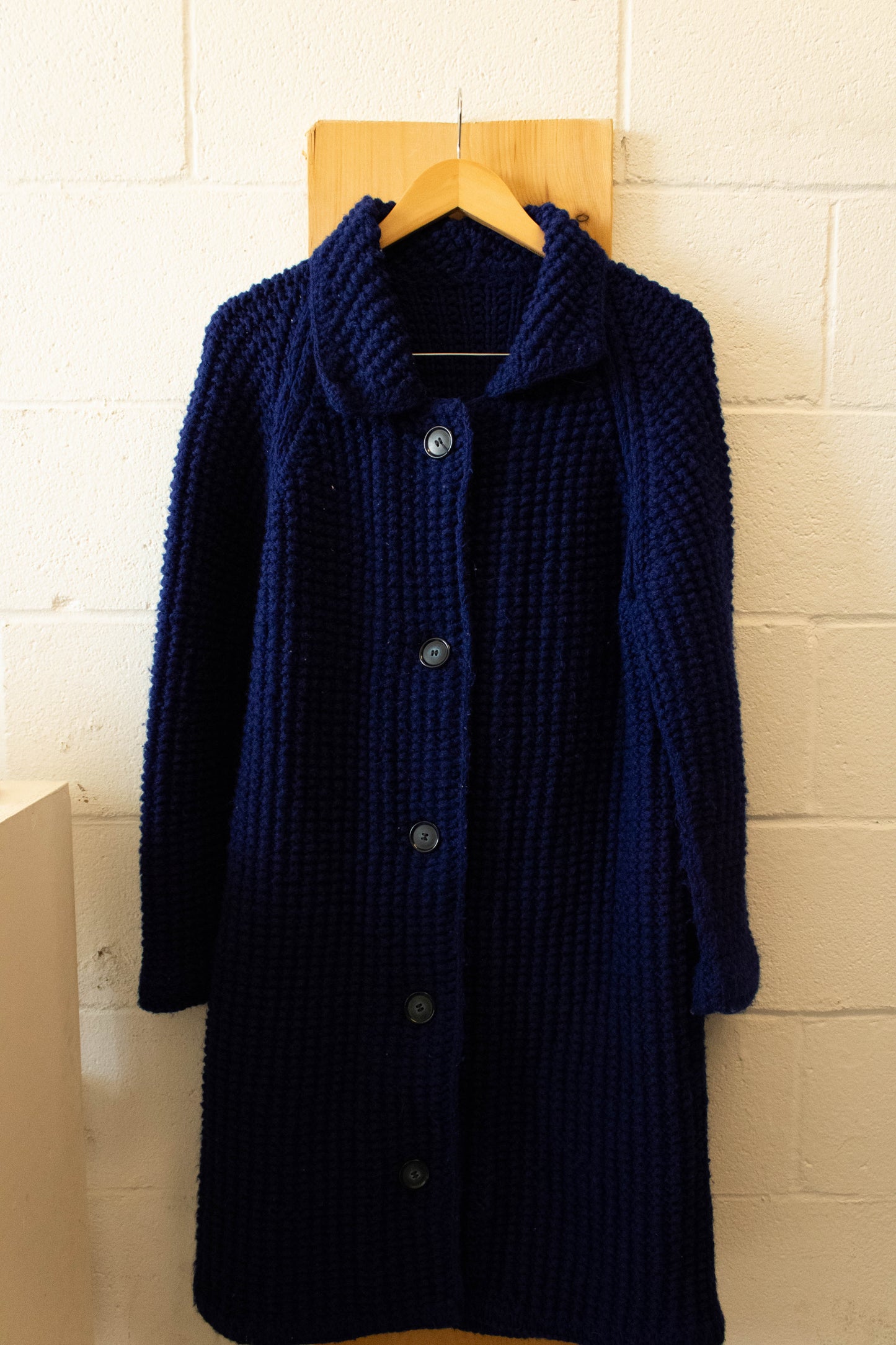 Royal Blue Knitted Coat : M/L