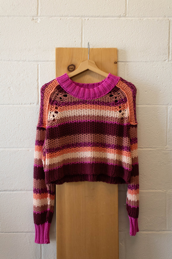Free People Striped Sweater : XS