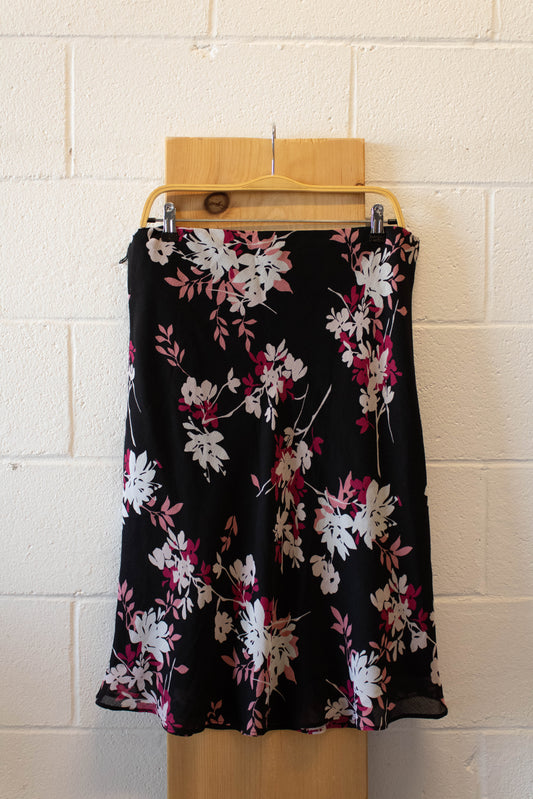 Black Floral Skirt : 12