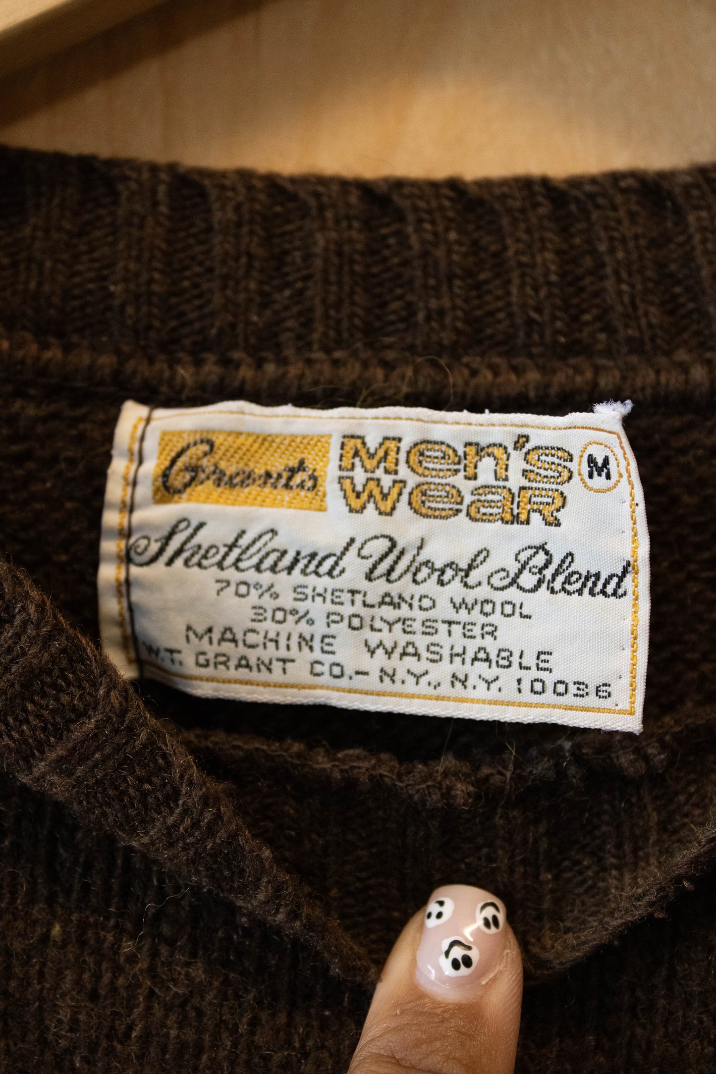 Brown Wool Sweater : M
