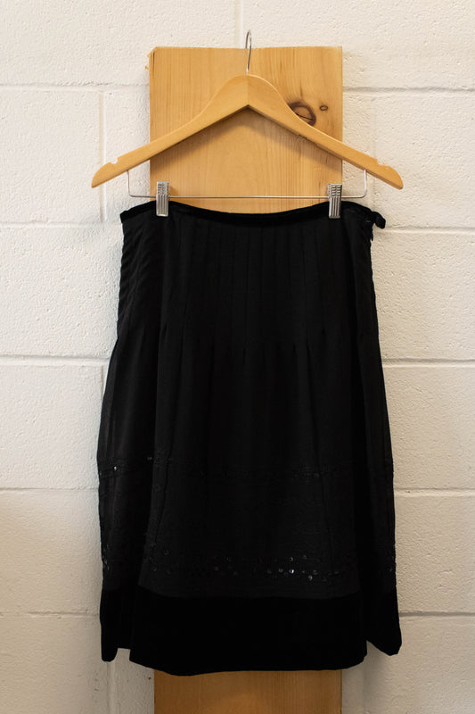 Black Beaded Skirt : 6